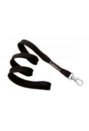 Tubular 10mm Lanyards with Trigger Hook Black