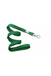 Tubular 10mm Lanyards with Trigger Hook Green