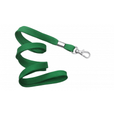 Tubular 10mm Lanyards with Trigger Hook Green