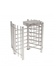 TISO Half height turnstiles CYCLONE-L powder coated in RAL colour